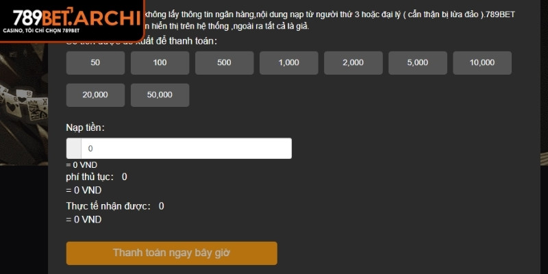 Chuyển khoản nhanh chóng 