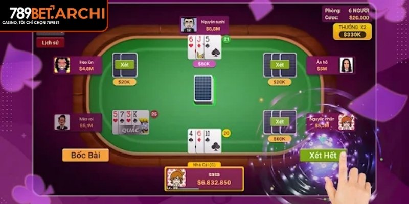 Khám phá sức hút của xì dách 789bet